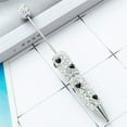 thumbnail image 4 of 6pcs Ballpoint Pen Bead Pen Smooth Writing Pen Rhinestones Fancy Pen 1.0mm Stationery Pen Glittering Beadable Pen, 4 of 9