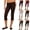 14# Brown, variant on Women Fold Over Yoga Capris Low Rise Slim Fit Stretchy Y2K Cropped Leggings Casual Daily Workout Pants Black XL