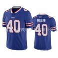 thumbnail image 1 of Bills Embroidered Football Jersey 14#Diggs 17#Allen 3# Replica Player Name Jersey -WEVALLEY, 1 of 2