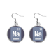 thumbnail image 1 of Na sodio elemento químico ciencia Pendientes pendientes de plata colgantes joyas señora Unbranded M, 1 of 3