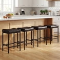 thumbnail image 2 of Gymax 2 Pcs Bar Stools Set of 2 25 Inch Counter Height Bar Chairs for Kitchen Island, 2 of 10