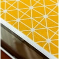 thumbnail image 4 of NOGIS Microwave Oven Cover Dustproof Top Cover Cotton Linen Toaster Cover Kitchen Appliance Protector Decorative Dust proof Cover with 4 Side Storage Pockets, 11.8" x 35.4" (Yellow), 4 of 7