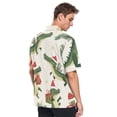 thumbnail image 4 of Ckdifva Crocodiles Christmas Gifts Mens Button Down Short Sleeve Shirt Casual Shirts Beach Hawaiian Shirts, 4 of 8