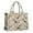 Cartoon Corgi And, variant on Large Capacity Tote Bag,Cartoon Corgi and Coffee Handbag Fashion Luxury Tote Bag,15.7"x13"x 5.1" Inches,Laptop Compatible