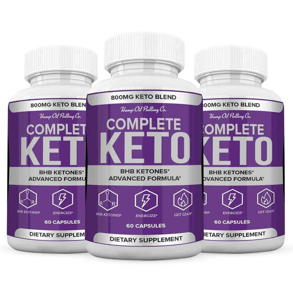  3 Pack Complete Keto Pills 800mg Keto Complete Diet Pills Capsules 