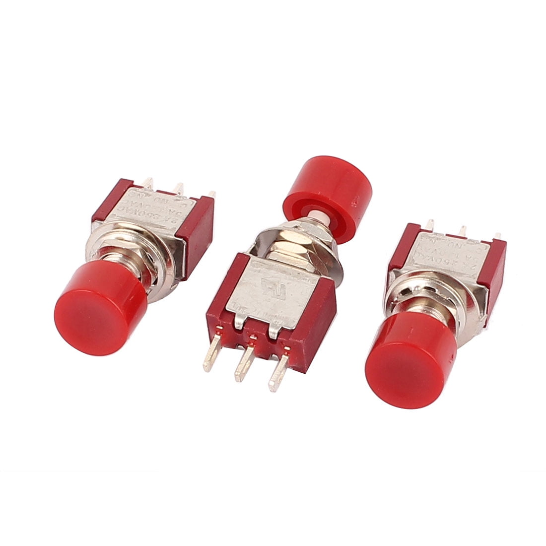 3 Pcs ON-ON 2 Position SPDT Momentary Toggle Switch 120V/5A 250V/2A