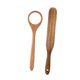 thumbnail image 4 of Espátula de madera plana, batidor de masa, utensilio de cocina, espátula de madera, huevo de madera de cocina C, 4 of 9