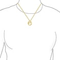 thumbnail image 3 of Bling Jewelry Womens Mother &  Heart Pendant Necklace Gold Plated .925 Sterling Silver, 3 of 5