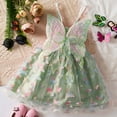 thumbnail image 1 of Robes pour Filles, Robe Sans Manches en Tulle à Volants, Robe d'Été pour Filles, Vêtements pour Filles 3-4 Ans, 1 of 7