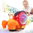 thumbnail image 2 of Crawling Krabba Bebis leksaker med musik LED Light Up Interactive Musical Toys, 2 of 5