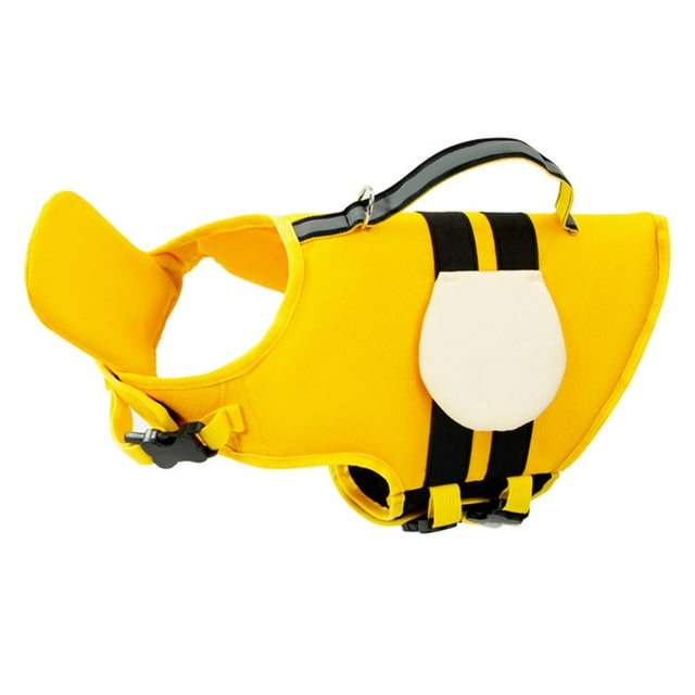 Chaleco salvavidas para perros de alto rendimiento, impermeable, resistente a desgarros, de secado rápido, con asa de rescate y tiras reflectantes, perfecto para perros pequeños (2,5-5 kg)