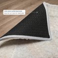 thumbnail image 6 of Addison Rugs Dream Shag Premium Machine Washable Transitional Aztec Gray Round Rug, 8' x 8', 6 of 8