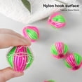 thumbnail image 3 of Ounissouiy Pelota de lavandería de Color aleatorio, ropa interior, limpieza de bolas portátiles, removedor de pelusas para el cabello, baño doméstico Suministros de limpieza para el hogar 6 piezas Ounissouiy HA062324-01, 3 of 6