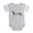 Heather Gray, variant on CafePress - Elongated Equine - Cute Infant Baby Football Bodysuit