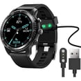 thumbnail image 1 of ccwonima Compatible with Tinwoo Smartwatch Charger, Magnetic USB Charging Cable Replacement Charger Cable Compatible with Tinwoo T20 T20W Smartwatch (Black), 1 of 1
