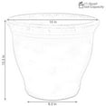 thumbnail image 4 of Sunnydaze Studio Ceramic Flower Pot Planter with Drainage Holes - High-Fired Glazed UV and Frost-Resistant Finish - Outdoor/Indoor Use - Imperial Blue - 15-Inch, 4 of 5