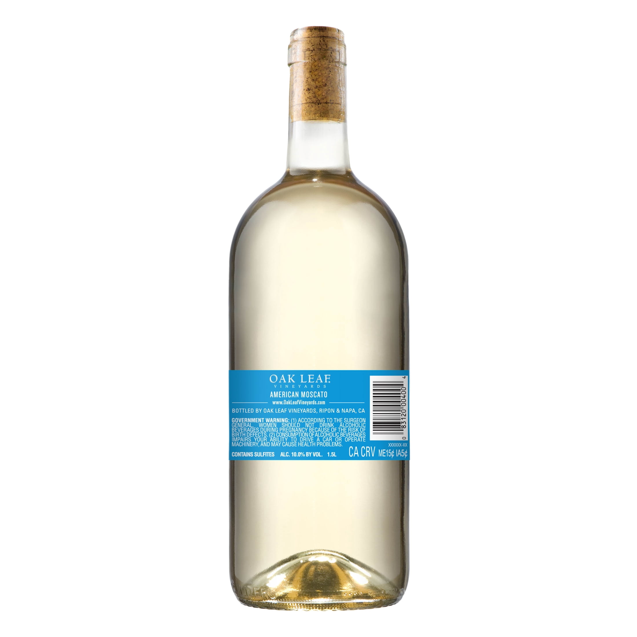 Oak Leaf Vineyards Moscato, White Wine, 1.5L