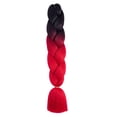 thumbnail image 2 of Extensiones de cabello trenzado Jumbo, de ganchillo de 23,62 pulgadas, extensión sintética de cabello trenzado sintético para fiestas, B1, 2 of 9