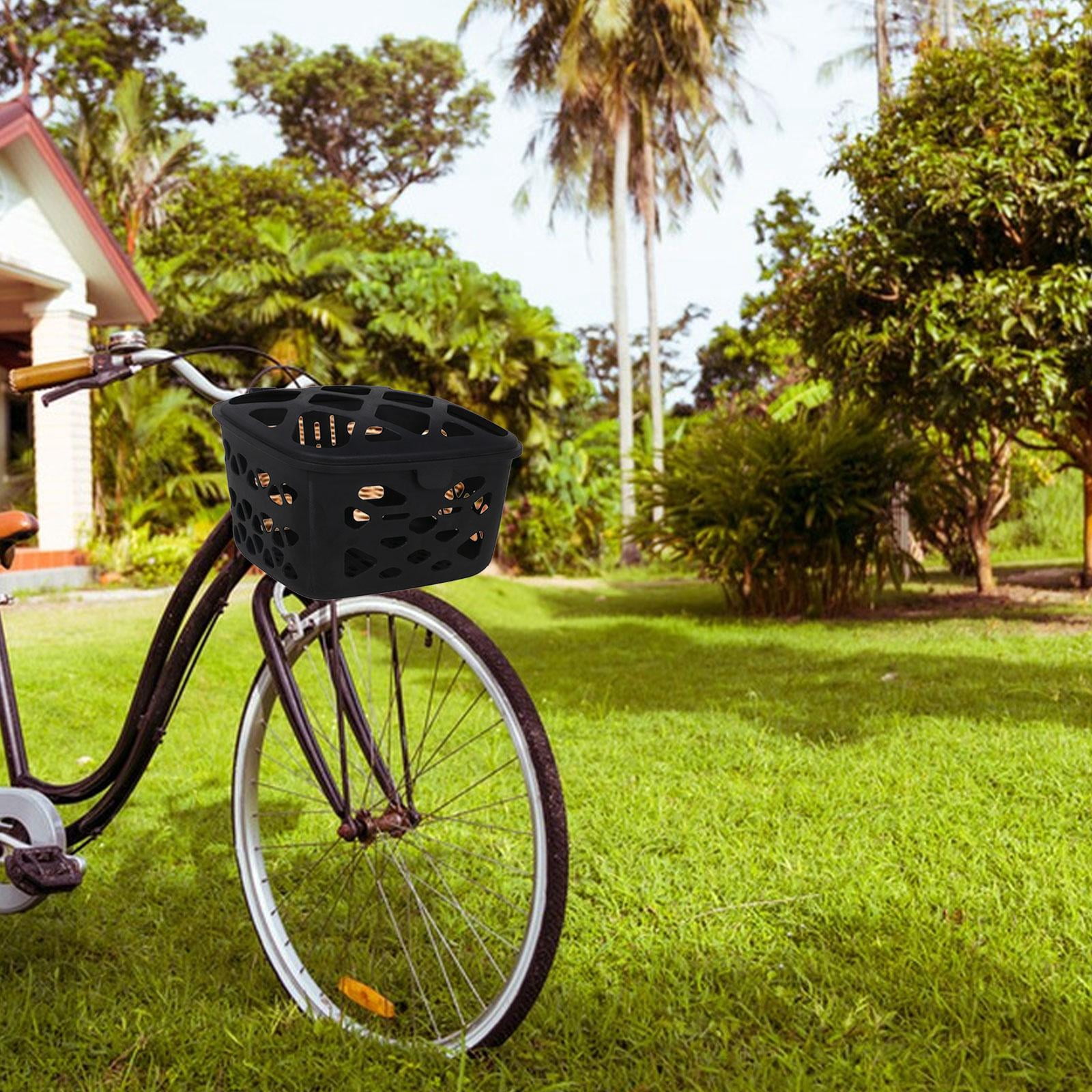 harayaa Bikes Basket Front Bicycle Cargo Rack Carrier Lightweight Bike Frame Basket for