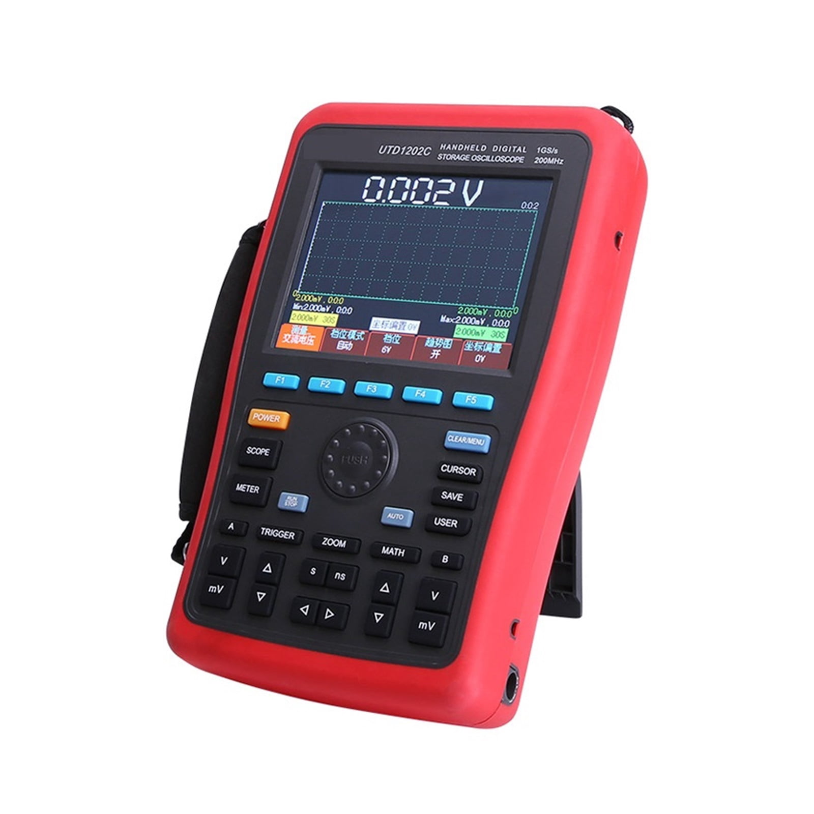 Handheld Storage Oscilloscope +Portable Digital Multimeter + Waveform Generator ,Professional Designed
