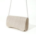 thumbnail image 6 of Women Chain Tote Handbag Envelope Clutch Shoulder Bag Evening Clutch (champagne), 6 of 10