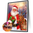 thumbnail image 1 of Cuadros Decorativos Santa Claus 5D DIY Diamond Painting Kits Full Round Drill Wall Art Decor (B5599) Ehuebsd embutido en tela, 1 of 9