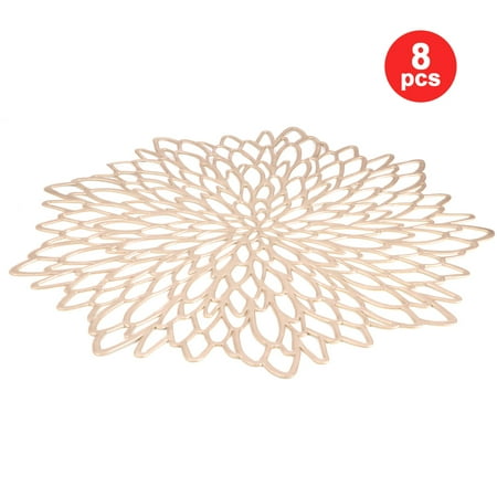 

8Pack Placemats Set Chargers Place Mat Mat Table Washable Wedding Party Dining