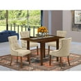 thumbnail image 3 of East West Furniture Dining Room Set Mahogany, NDFR5-MAH-05, 3 of 3
