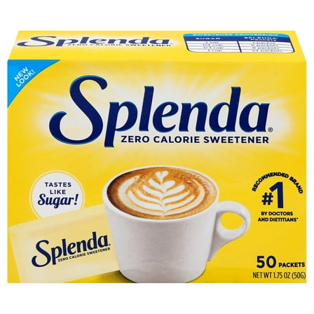 Pack of 4 Splenda Zero Calorie Sweetener Packets - 50 ct - Package may vary