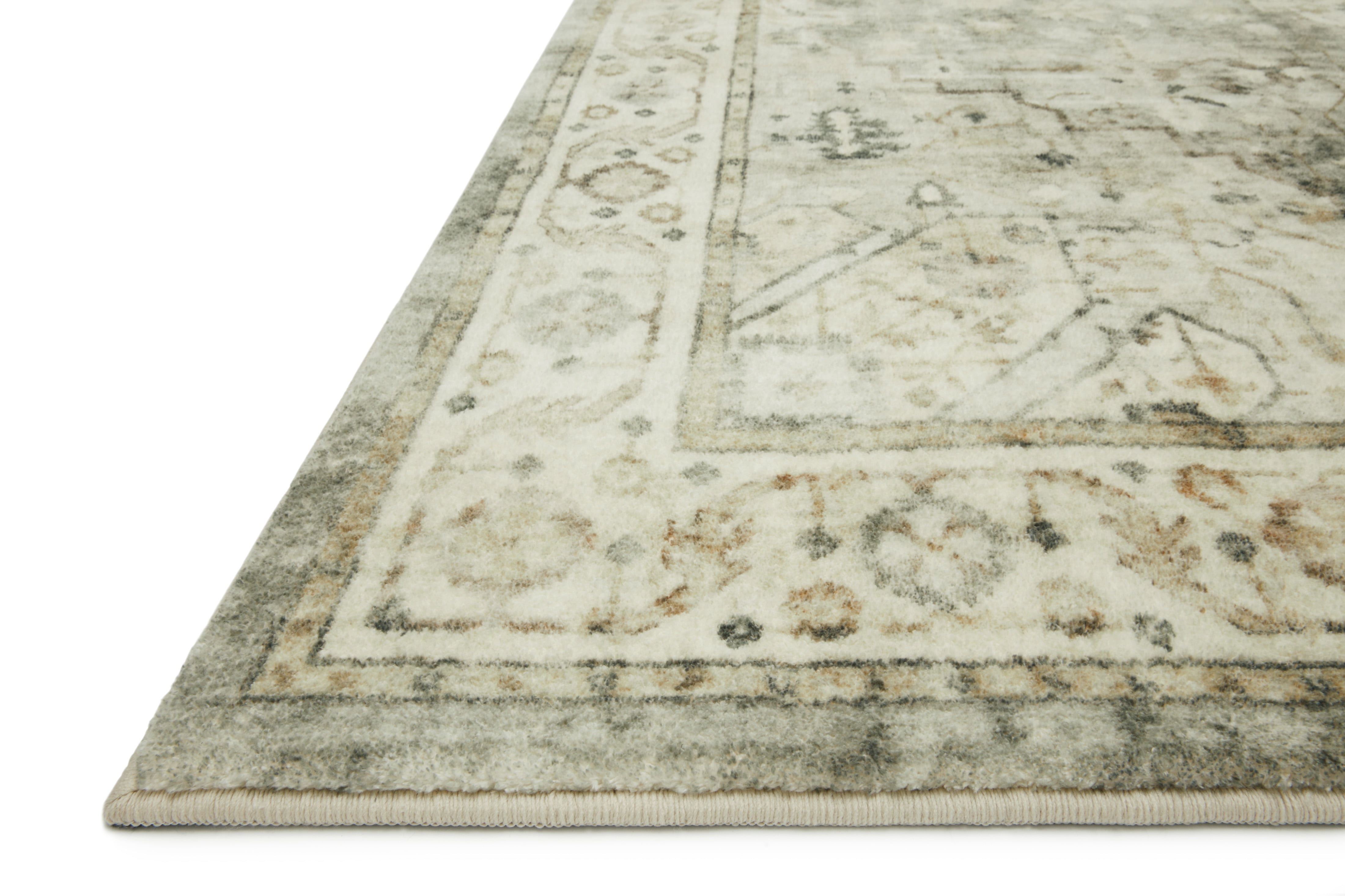 Loloi Rosette Sage / Beige 2'-2" x 3'-8" Accent Rug