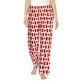 thumbnail image 2 of Lsque Canada Print Women's Pajama Pants, Lounge Pant - Comfortable Home Wear,Elastic Waistband, Stylish Design-XX-Large, 2 of 9
