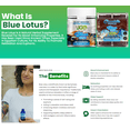 thumbnail image 2 of Jolly Green Oil Blue Lotus Infused Vegan Gummies, 3000 mg, 30 Count Wild Berry, 2 of 6