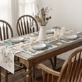 thumbnail image 5 of Smile Blue Pumpkins Eucalyptus Leaves Fall Thanksgiving Table Placemat 4 Set 12 x 18, 5 of 7