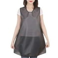 thumbnail image 2 of Hicess Apron Fastener Tape Fixation Back Mesh Design Waterproof Oilproof Leak-proof Breathable Sleeveless Apron Home Supply, 2 of 8