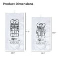 thumbnail image 5 of 4Pcs Hanging Vacuum Clothing Storage Bags, Vacuum Compression Sealer Bags, Space Saver Bags for Clothes, Suits , Jackets, 5 of 5