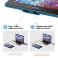 thumbnail image 6 of XP Pen Artist 10 2nd Graphics Tablet with Screen Latest X3 Smart Chip Drawing Tablet Pens Display with 8192 Pressure Stylus For Animator Designer Beginners of Digital Painting, Blue, 6 of 11