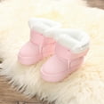 thumbnail image 4 of Newborn Baby Winter Snow Boots Crib Shoes Infants Soft Sole Plush Booties First Walker 0-18M, 4 of 8