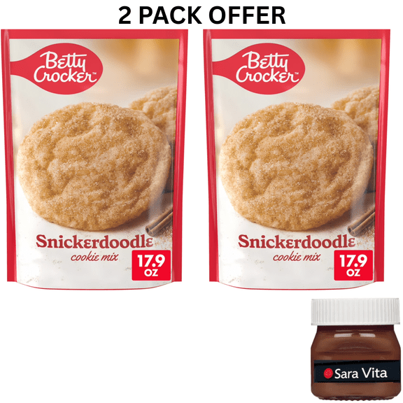 Betty Crocker Snickerdoodle Cookies, Cookie Baking Mix, 17.9 oz