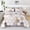White, variant on RYNGHIPY White Marble Comforter Set California King Size 3Pcs Honeycomb Leaf Bedding Set for Women Men Soft Hexagon Gold Trim Bed Sets (White, Cal King)