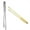 Silver+Gold, variant on BE-TOOL Stainless Steel Cooking Food Tongs, Hot-Pot Spoon Strainer with U-Shaped Hollow Handle, Kitchen BBQ Clamp Utensils (Large, Gold)