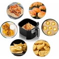 thumbnail image 7 of 2026 Best 200PCS 8.5 Inch Square Perforated Air Fryer Parchment Paper Liners, Disposable Baking Paper for Air Fryer Oven Bamboo Steamer Cooking, 7 of 7