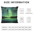 thumbnail image 5 of COMIO Northern Aurora Borealis Body Pillow Cover Soft Pillowcases Printing Throw Pillow Covers, 5 of 5