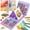 Purple, variant on Vigorfun Art Supplies, 240-Piece Drawing Art kit, Gifts Art Set Case with Double Sided Trifold Easel, Includes Oil Pastels, Crayons, Colored Pencils, Watercolor Cakes, Sketch Pad (PINK)