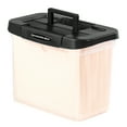 thumbnail image 5 of Bankers Box Plastic Letter Size File Organizer, Clear, 5 of 9