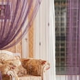 thumbnail image 1 of Cortinas Hilo Destellos Cuerda 100x200cm, Noble Violeta Cortinas Gotas Linterna Cuerda Elegancia para Estudio Ventana Pared Puerta Boda Fiesta, 1 of 5