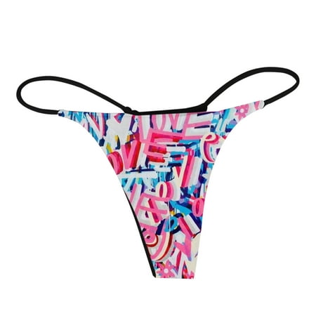 

Womens Seamless Underwear Valentines Day Thong Panties Womens Low Rise Lace Panties Comfy Thongs Underwear Women