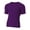 PURPLE, variant on A4 Short Sleeve Compression Crew For Men in Black N3130
