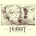 thumbnail image 2 of Men's The Hobbit: An Unexpected Journey Map of Middle-earth  Graphic Tee Beige 3X Large, 2 of 4
