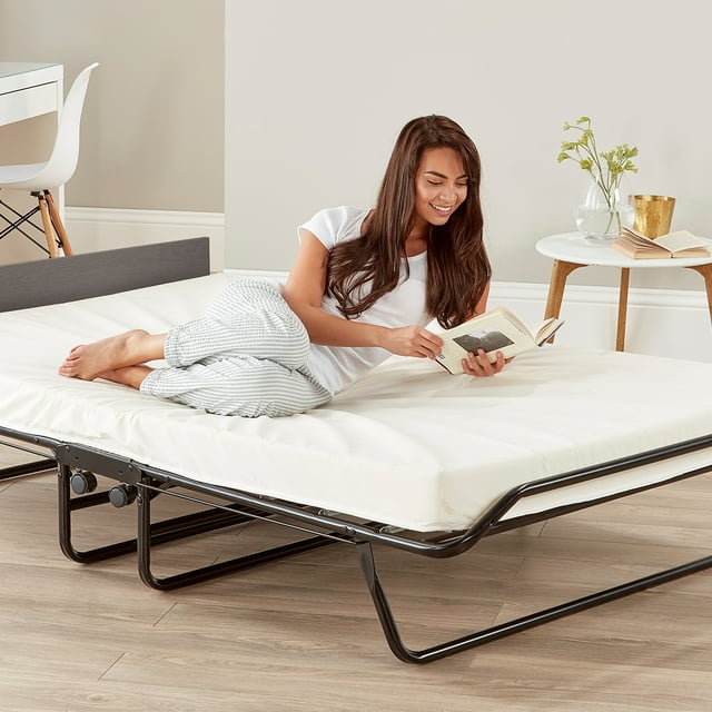 JAY-BE Visitor Folding Guest Bed with Memory Foam Mattress - Oversize ...