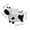 White, variant on Cute Cow Tissue Box Cover Toothpick Holder Phone Holder - 3 in 1,Plastic Facial Tissue Box Cover Holder Napkin Box Tissue Holder,DIY Tissue Organizer Box Storage Box Tissue Dispenser Box